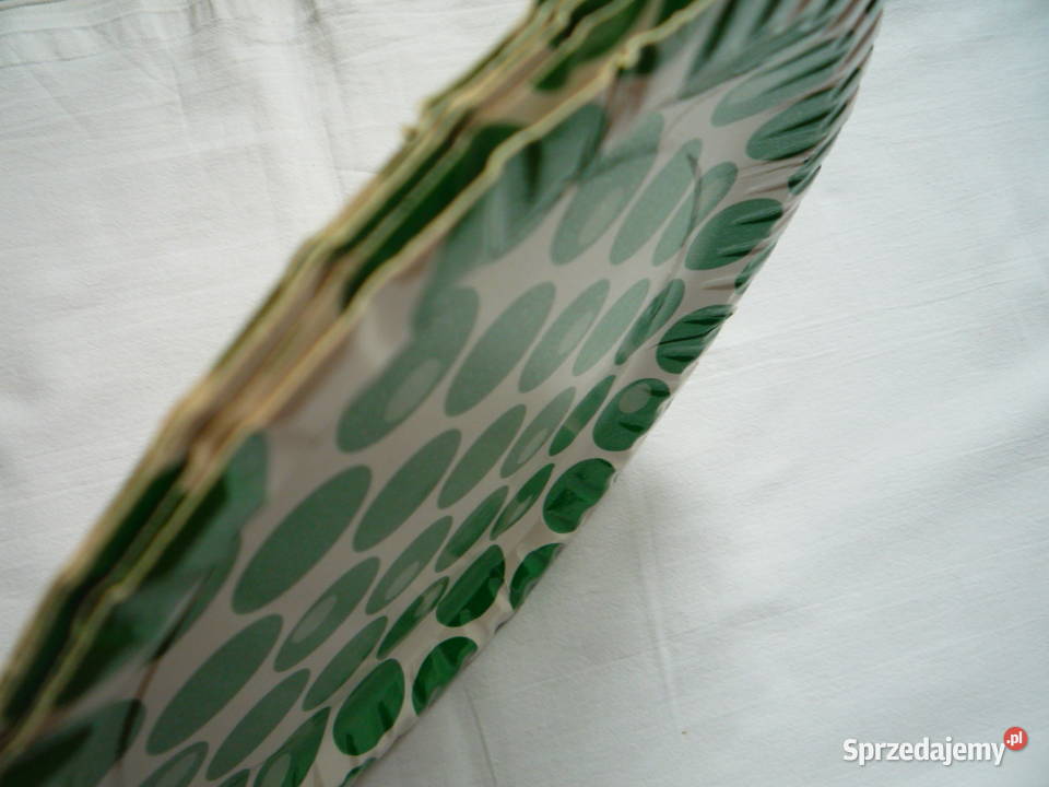 Talerzyki 21 Kubki zielone Papierowe 12 Szczecin