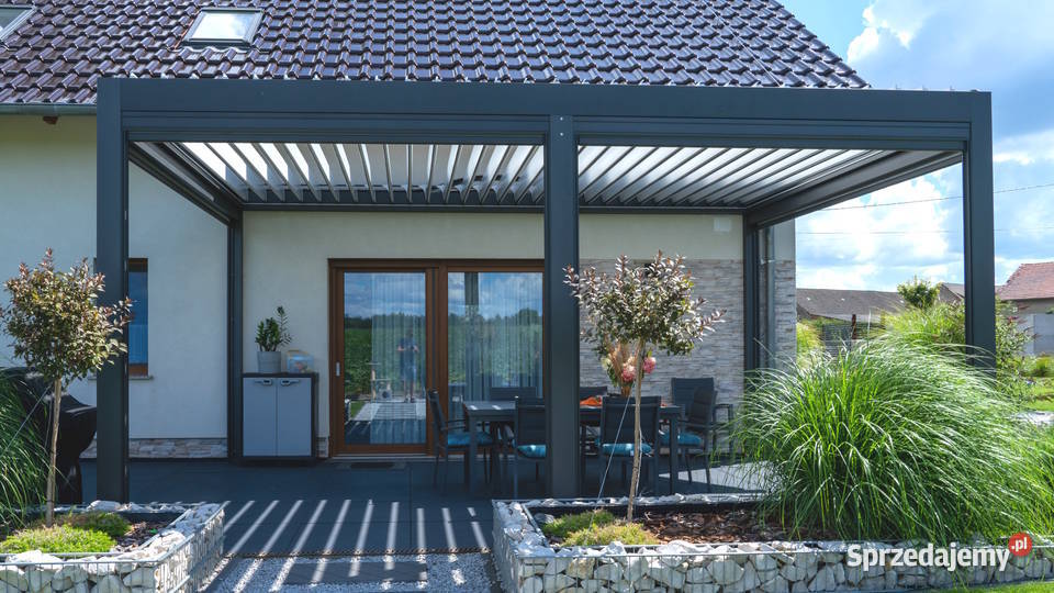 Pergola tarasowa z dachem lamelowym Płock sprzedam