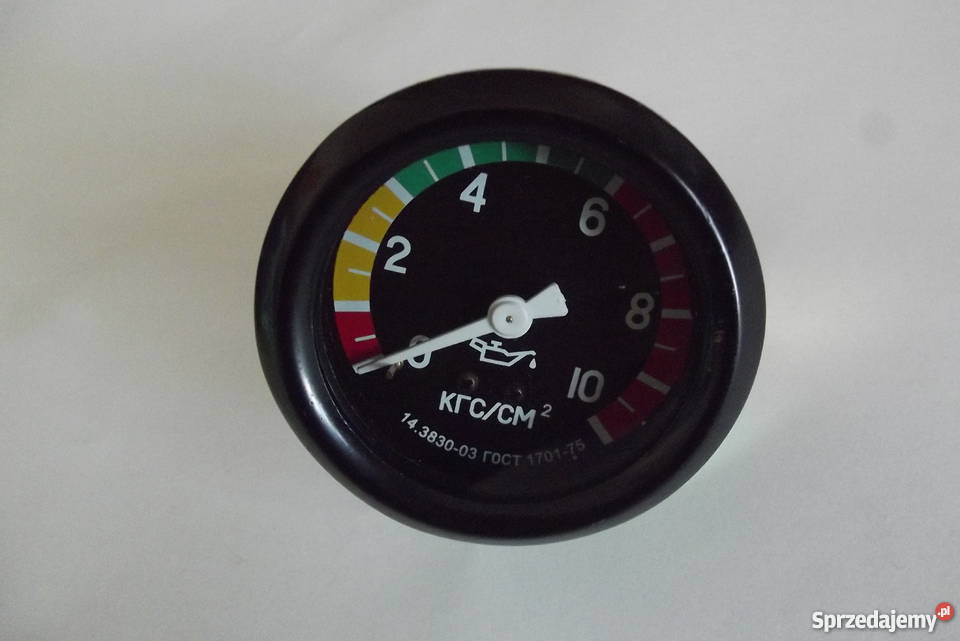 Wskaźnik ciśnienia oleju do 10 ATM nieuszkodzony Parczew