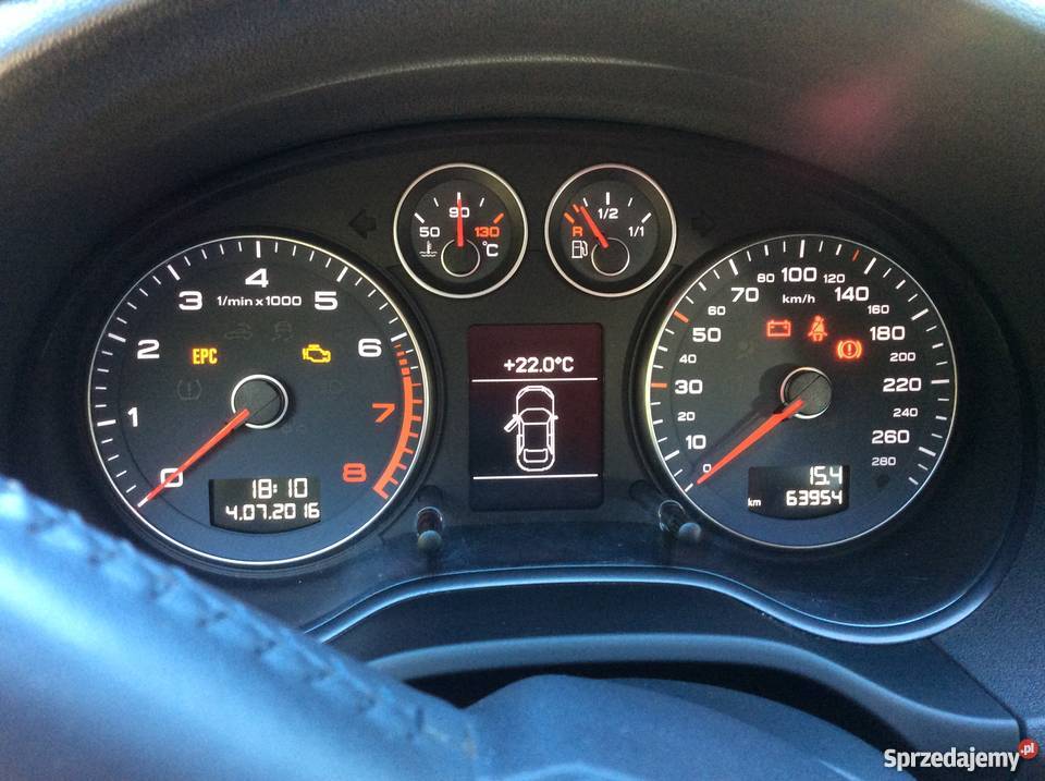 Audi A3 Sportsback niski przebieg komputer pokładowy Kraków
