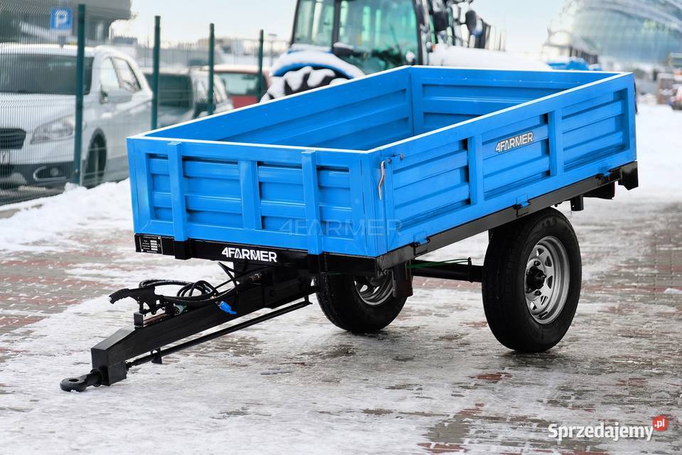 Przyczepa rolnicza jednoosiowa 15T z kiprem podkarpackie Tajęcina