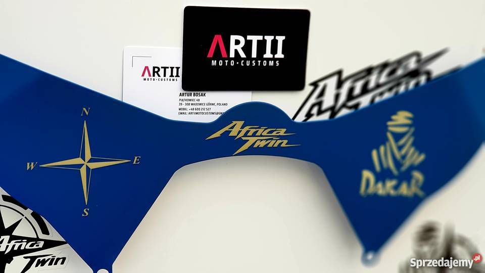 Forkshield METAL AfricaTwin 1000 DG KAD BLUE Piątkowiec