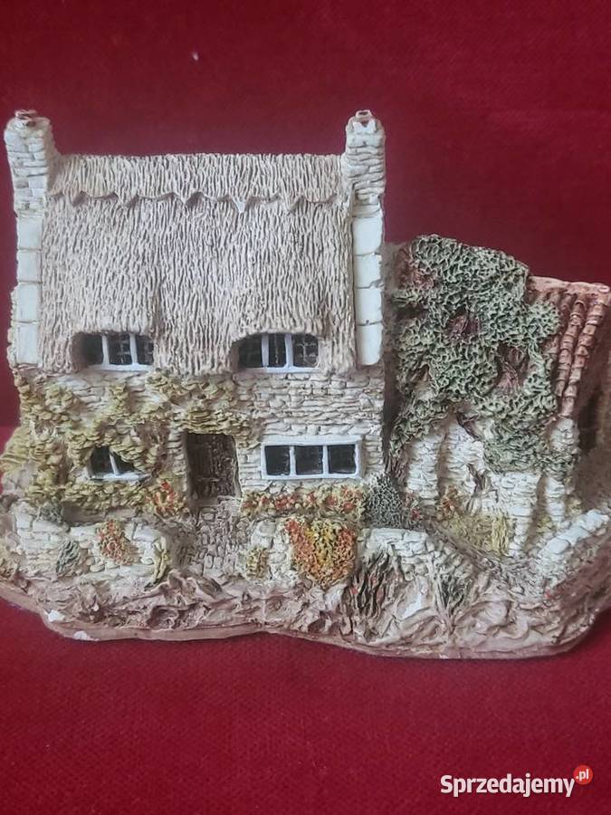 Domek figurka kolekcjone miniatura orginalna Rękodzieło Łódź