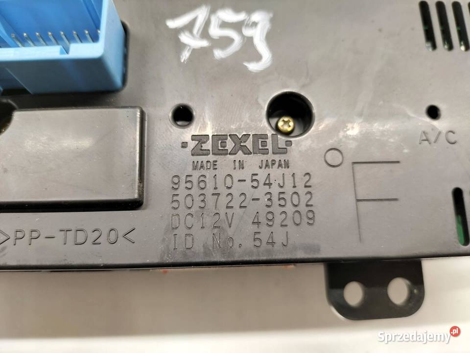 PANEL NAWIEWU XL7 9561054J12 Suzuki Grand Vitara Rok produkcji 2005