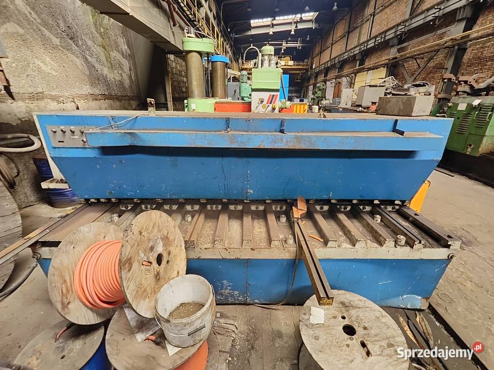 Hydrauliczne nożyce gilotynowe do blachy REBS Kraków sprzedam