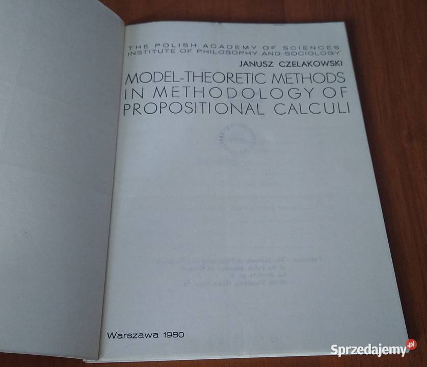 Modeltheoretic methods in methodology of Gdańsk sprzedam