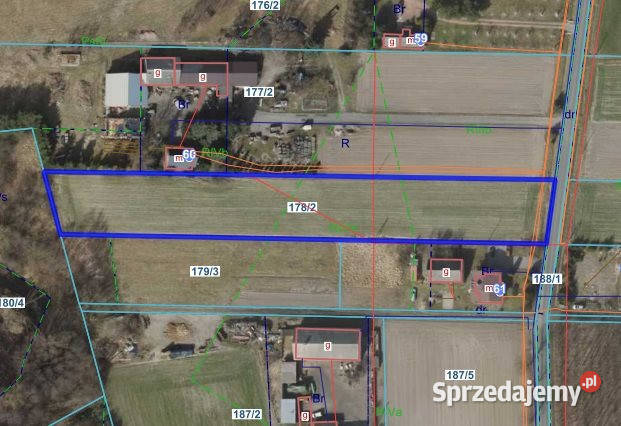 sprzedaży gruntu Michałów 4829m2