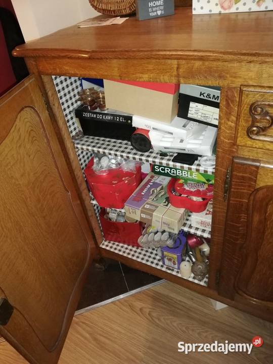 Komoda dębowa ludwik kredens szafka Brodnica