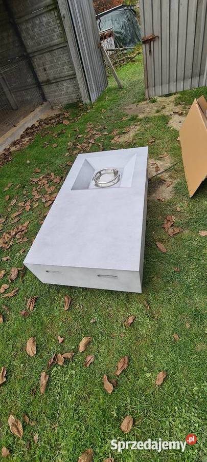 Stolik z biokominkeim gazowym Hucisko