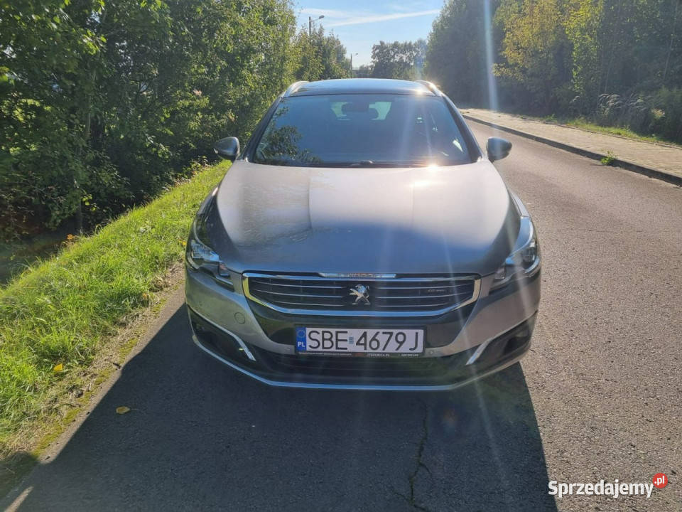 Peugeot 508 SW 20 HDI 150 GTLine Bogate światła przeciwmgielne śląskie Wojkowice Kościelne