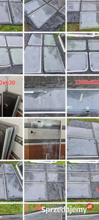 Szyby do przyczep kempingowych kamperow 1000 burtowe Świdnica
