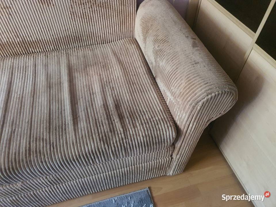 Kanapa sofa z funkcją spania i metalowym 210cm Kutno sprzedam