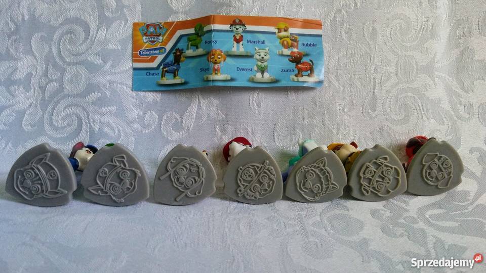 psi patrol nowy komplet figurki polaris pies Plastik