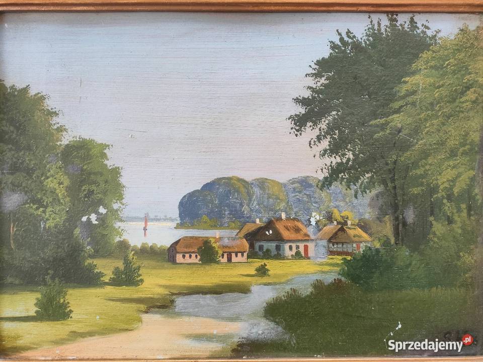 Stary obraz 1886 Kraśnik