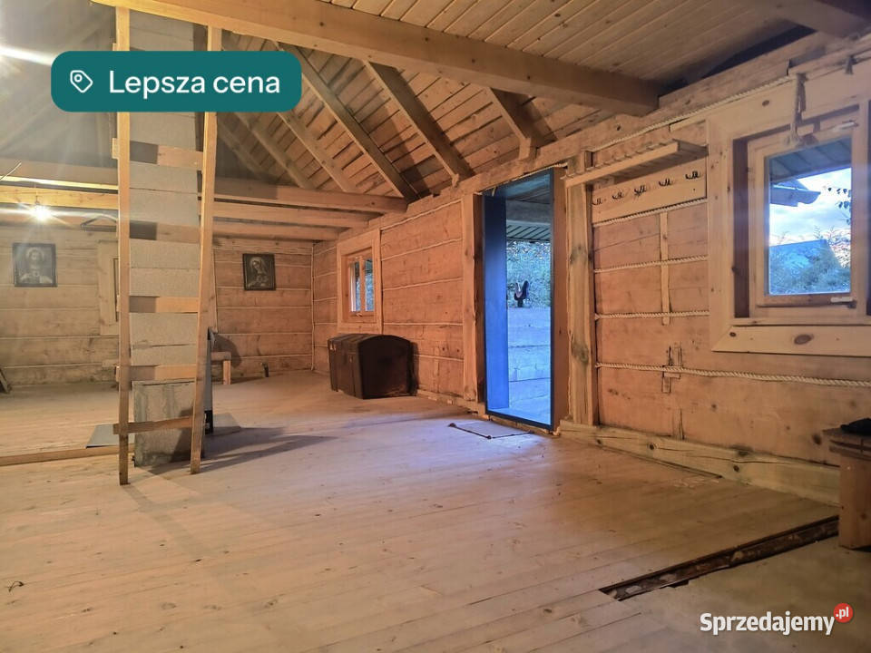 Duża działka z domkiem Kunki gm Susiec