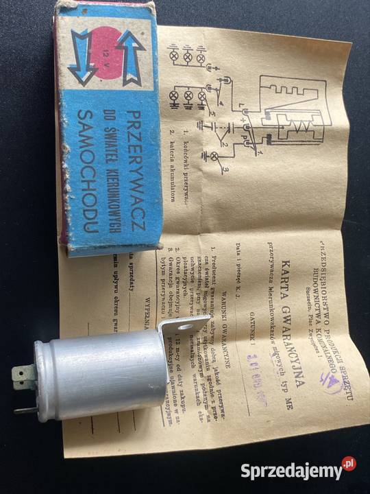 Przerywacz kierunkowskazów Prokom ME 12V PRL Kierunkowskazy Jarocin
