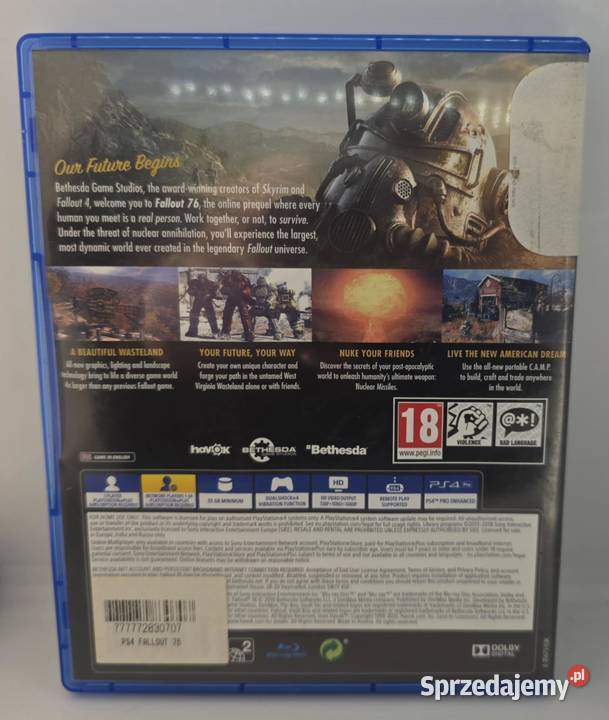 Gra Fallout 76 4 Elbląg sprzedam