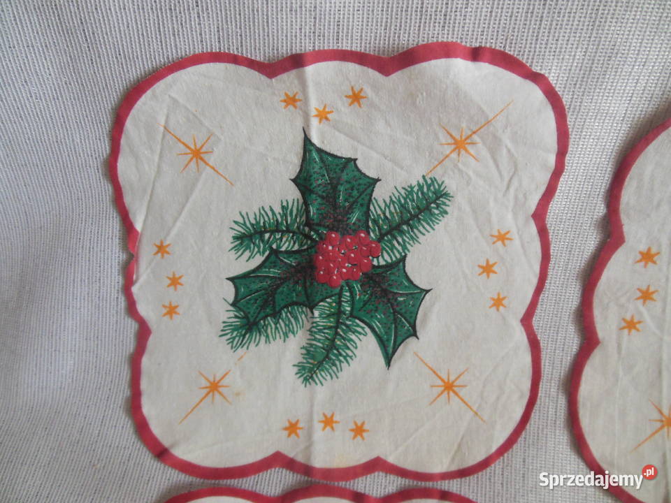 Serwetki podkładki Boże narodzenie 6 świętokrzyskie Kielce
