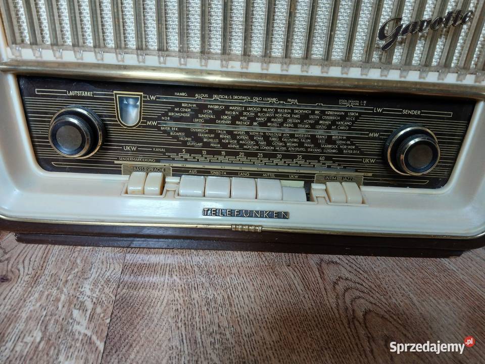 Radio lampowe firmy Telefunken sprzedam