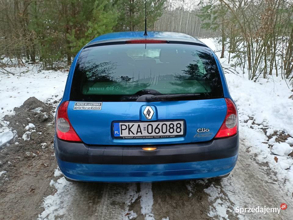 Renault Clio 2002 12 Benzyna Clio Mycielin sprzedam