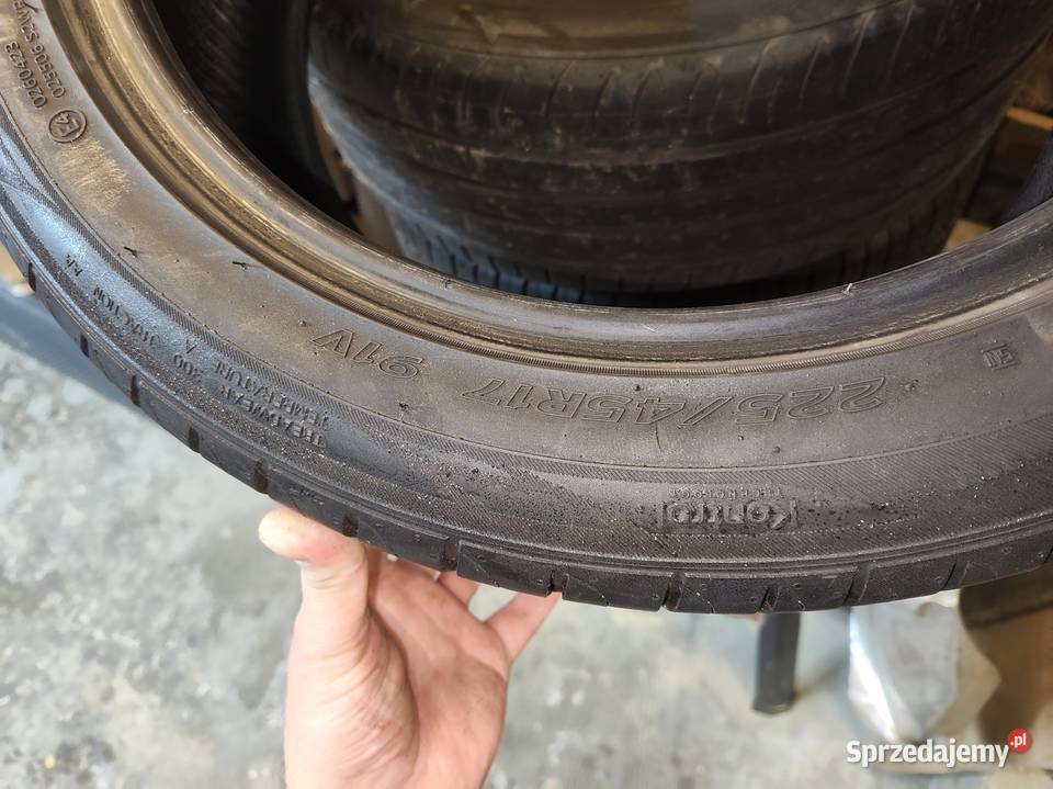 Komplet Opon Letnich Hankook Ventus 22545 R17 4 225 Opony i felgi