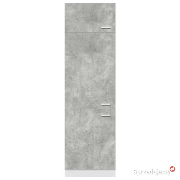 Szafka na lodówkę szarość betonu 60x57x207 Warszawa