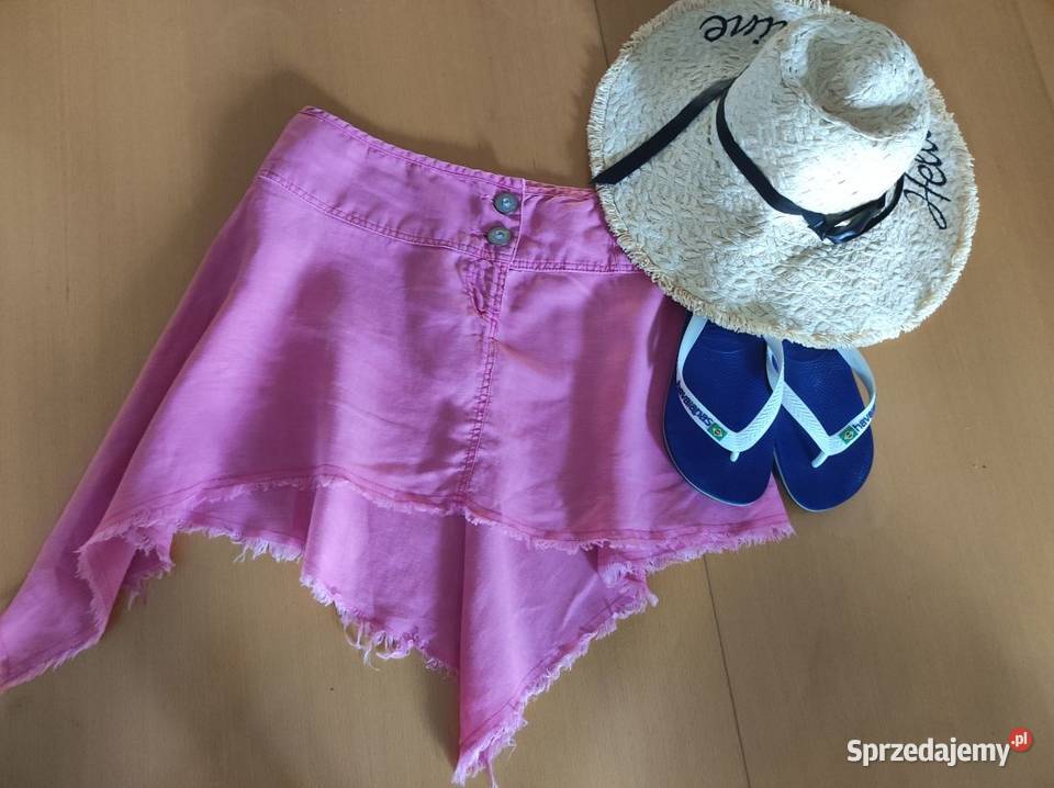 River Island spódnica lniana letnia przewiewna Kielce