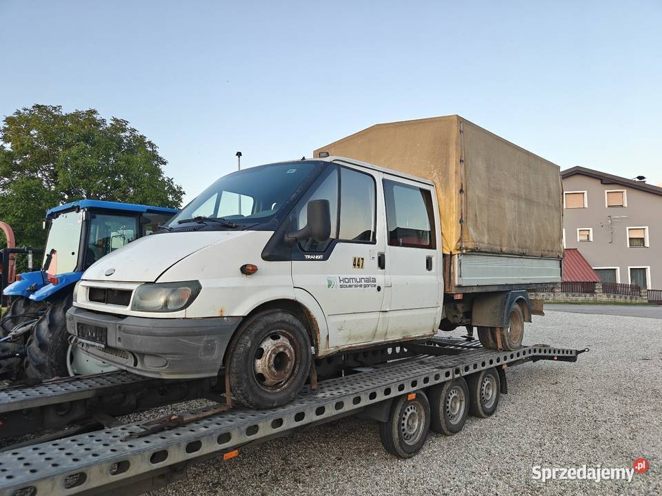 Ford Transit dubel kabina bliźniak uszkodzony