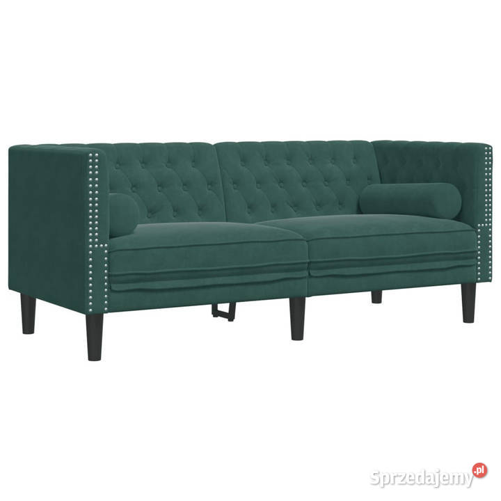 2cz wypoczynek Chesterfield z wałkami Warszawa