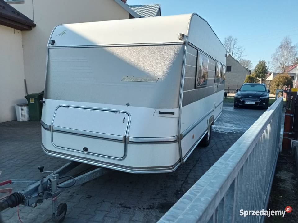 Przyczepa kempingowa ERIBA Hymer 531 ciepła woda Kraków sprzedam