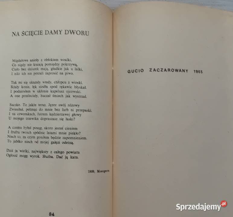 Czesław Miłosz Wiersze Wydawnictwo opozycyjne wielkopolskie Koźminek