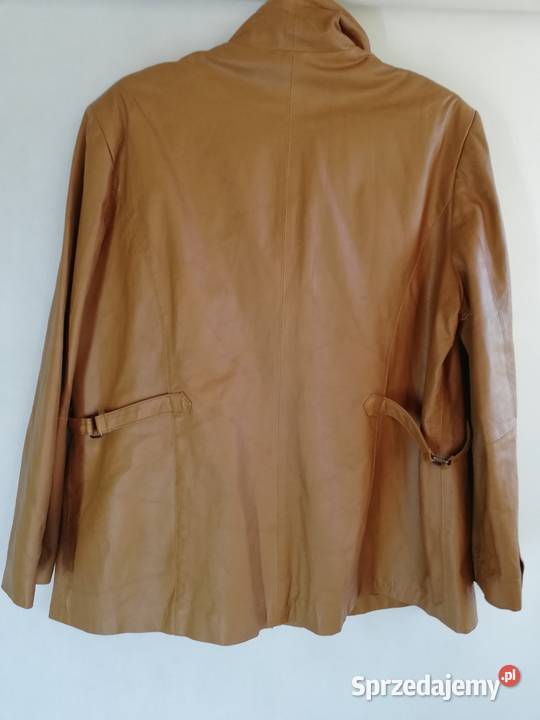 vintage kurtka skóra naturalna carmel 52 Lublin