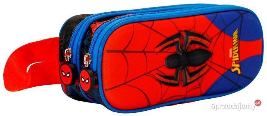 Piórnik 2 Przegrody Spiderman Saszetka 3D Mogilany