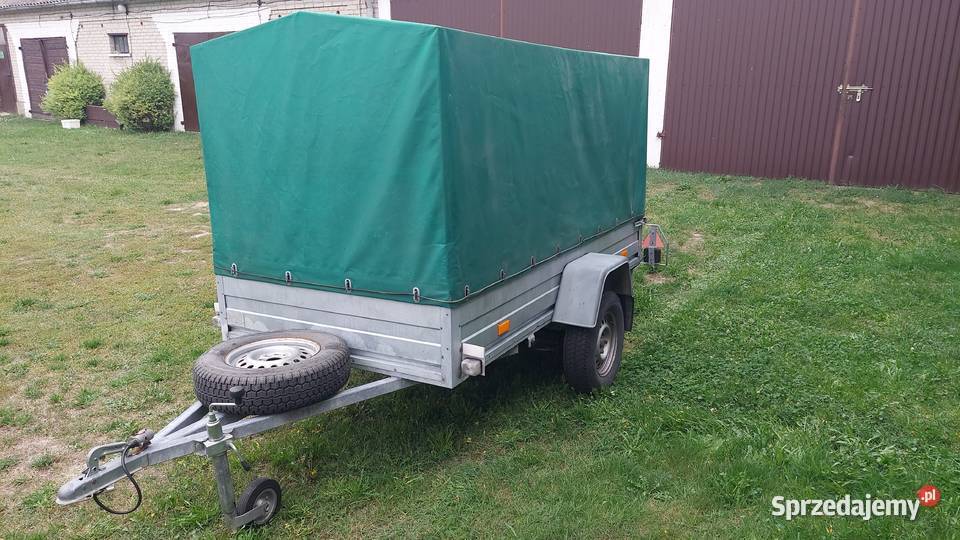 Przyczepka samochodowa RYDWAN 250x130 z plandeką Boguty-Pianki