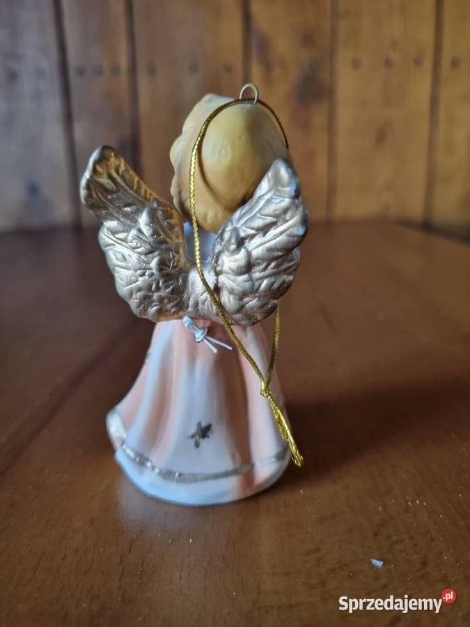 Ceramiczny Aniołek z dzwoneczkiem Warszawa