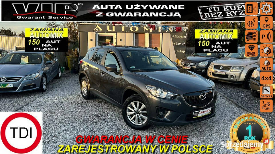 Mazda CX-5 1 Wł. Automat, 4x4,Skyactiv ,2,2 D150KM,GWARANCJA/Zamiana I (20…