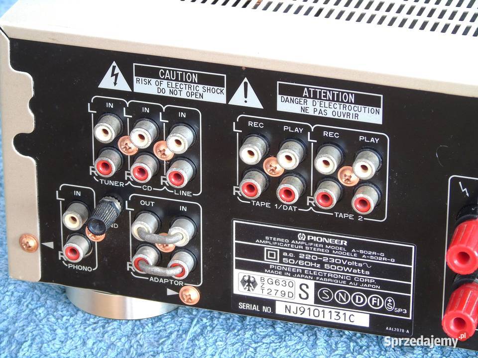 Wzmacniacz Pioneer A502R mocny 500 wat śliczny i Jasło