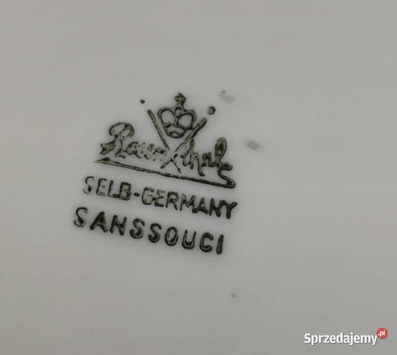 Talerze deserowe Rosenthal Sanssouci Porcelana i szkło