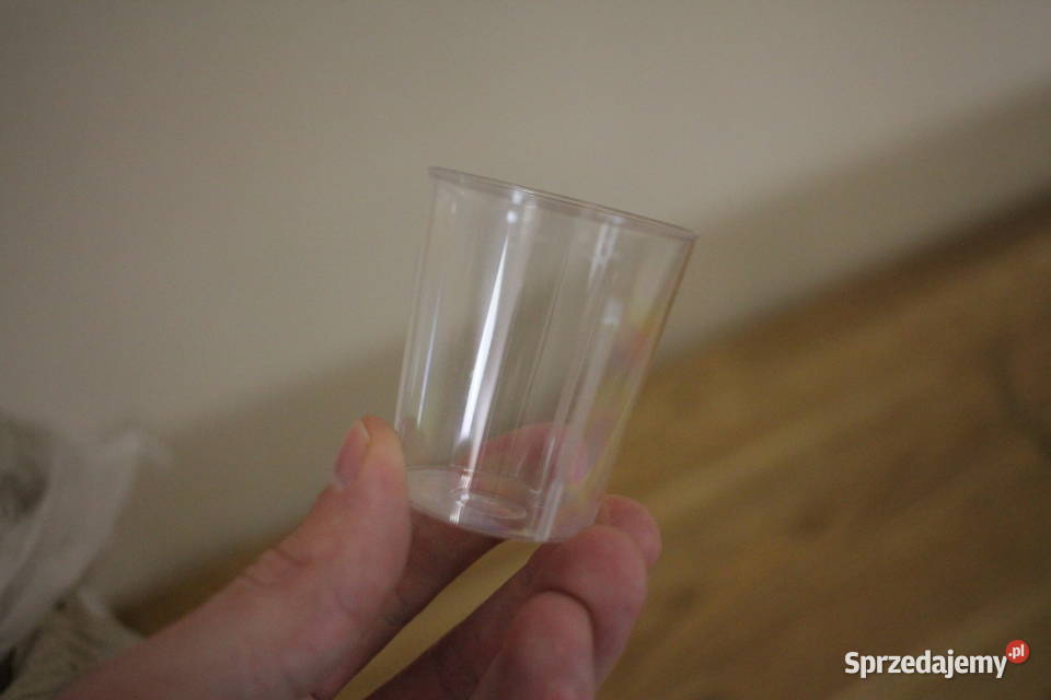 Zestaw plastikowych kieliszków różne rodzaje śląskie Góra