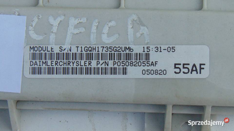 MODUŁ KOMFORTU BCM STEROWNIK CHRYSLER PACIFICA Nowy Tomyśl