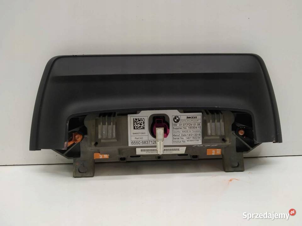 WYŚWIETLACZ 6550 6837128 Bmw Seria 3 VI 2011 Rok produkcji 2018 świętokrzyskie