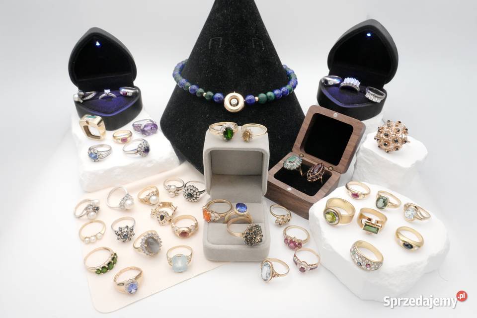 Ekskluzywny wybór odnowionych złotych pierścionków vintage (14 i 18 karatów