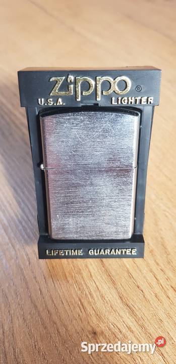 Zippo oryginalne pudełko opakowanie wielkopolskie Golina