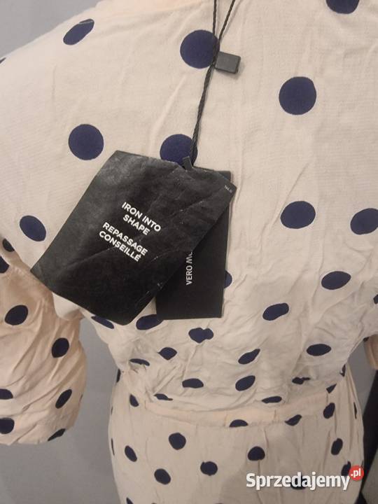 Luźna sukienka w groszki Vero Moda XS