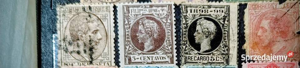 Hiszpania 1878 Filipiny 1898 stare Radomsko