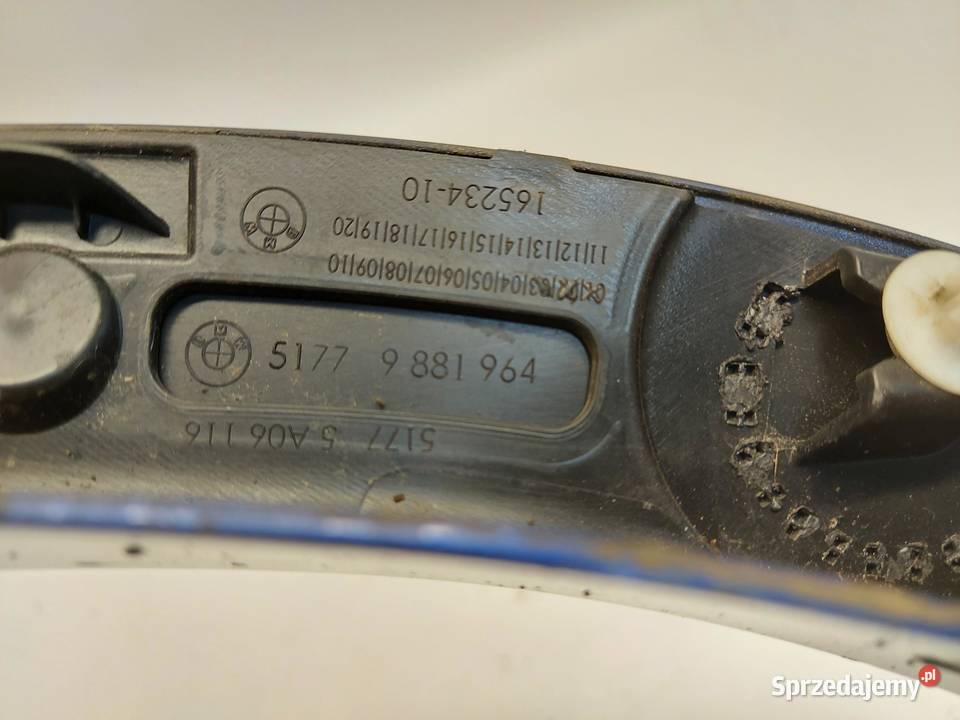 BMW iX1 X1 U11 Listwa błotnika tył prawa C31 osobowe