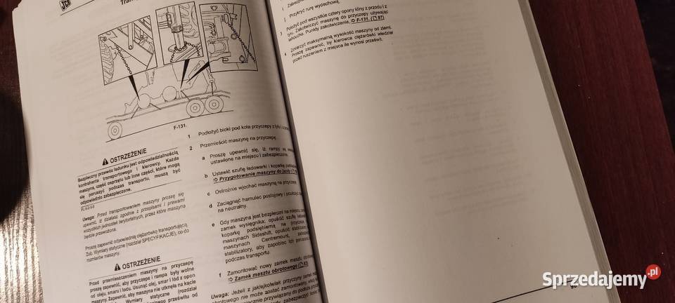 Podręcznik operatora koparko ładowarki JCB 3CX 4 Pozostałe