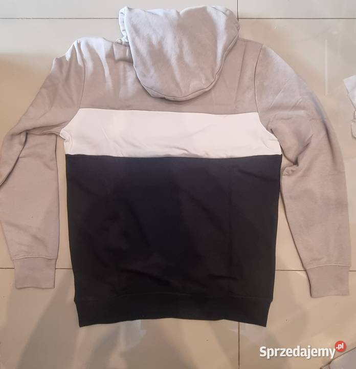 Bluza dresowa 4F z kapturem męska szaroczarna Odzież codzienna Legnica