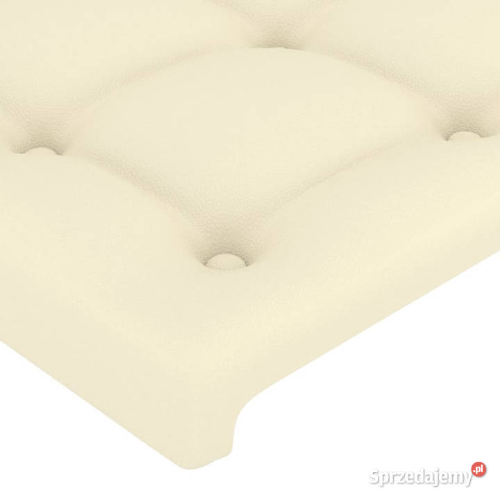 Zagłówek do łóżka z LED kremowy 103x16x7888 Warszawa