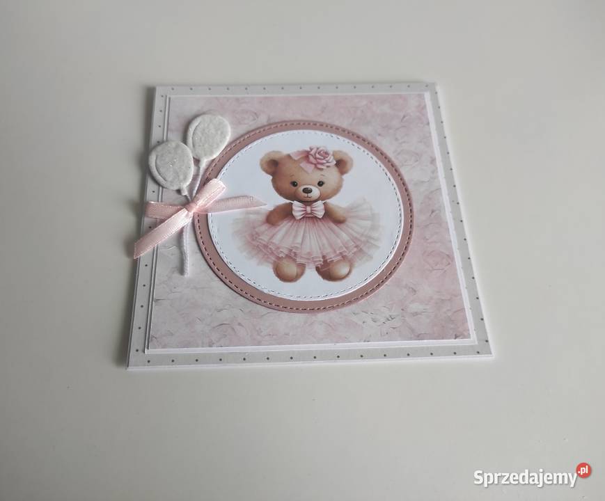 Kartka ręcznie robiona na Narodziny urodziny z